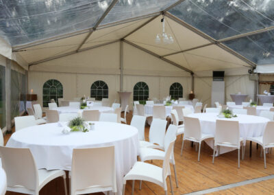 Partyzelt Dekoration